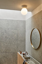 Astro Lyra 180 Bathroom Ceiling Light in Gloss Glaze White