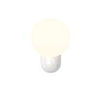 Astro Lyra Bathroom Wall Light in Gloss Glaze White
