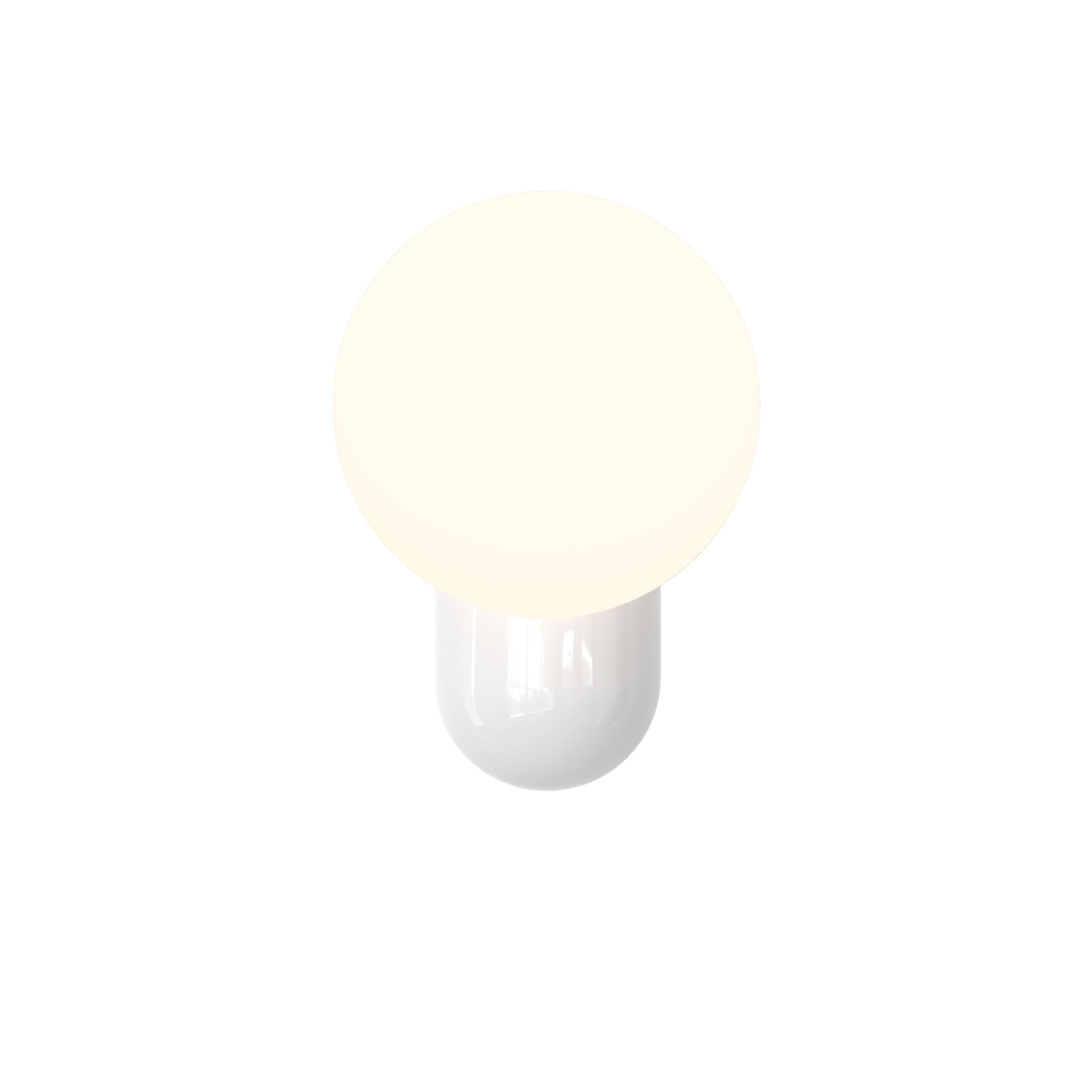 Astro Lyra Bathroom Wall Light in Gloss Glaze White