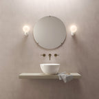 Astro Lyra Bathroom Wall Light in Gloss Glaze White
