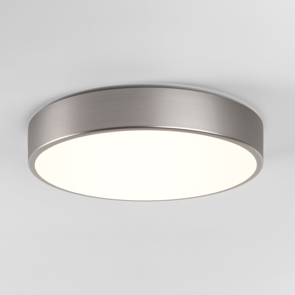 Astro Mallon LED Bathroom Ceiling Light in Matt Nickel
