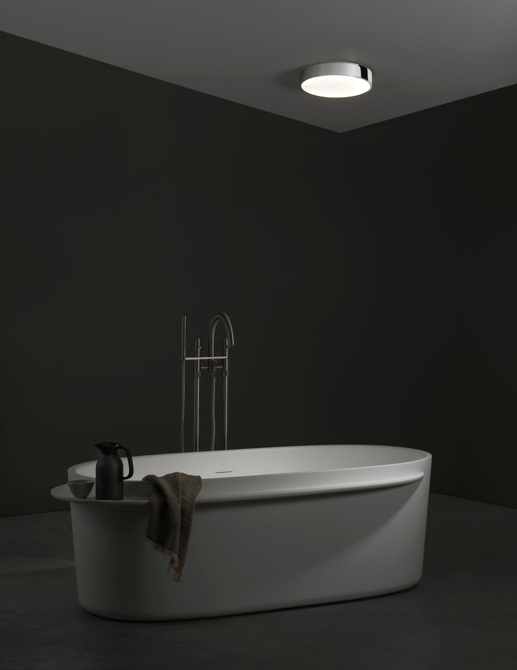 Astro Mallon LED Bathroom Ceiling Light in Polished Chrome