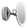 Astro Mascali Round Bathroom Magnifying Mirror in Polished Chrome