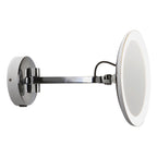 Astro Mascali Round Bathroom Magnifying Mirror in Polished Chrome
