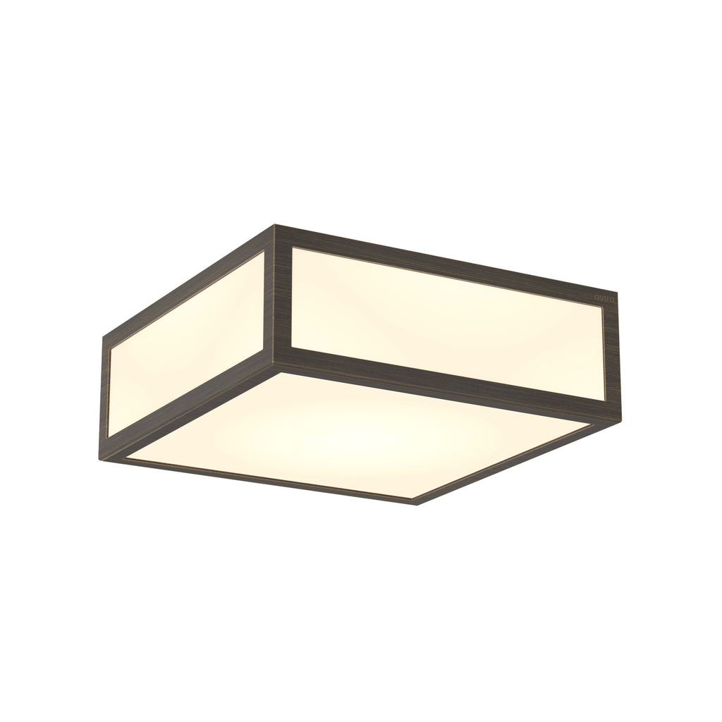 Astro Mashiko 200 Square Bathroom Ceiling Light in Bronze