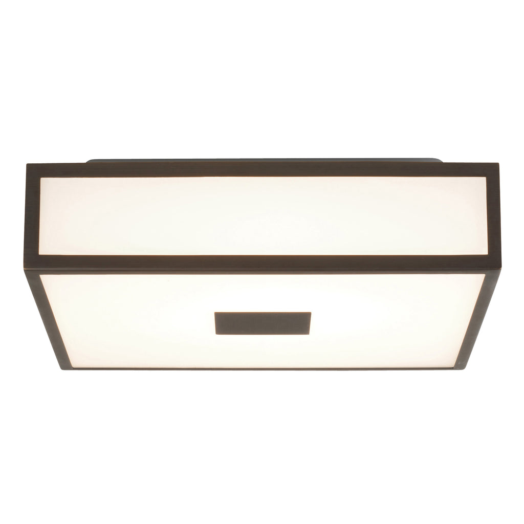 Astro Mashiko 300 Square LED II Bathroom Ceiling Light in Bronze