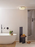 Astro Mashiko 400 Round Bathroom Ceiling Light in Bronze