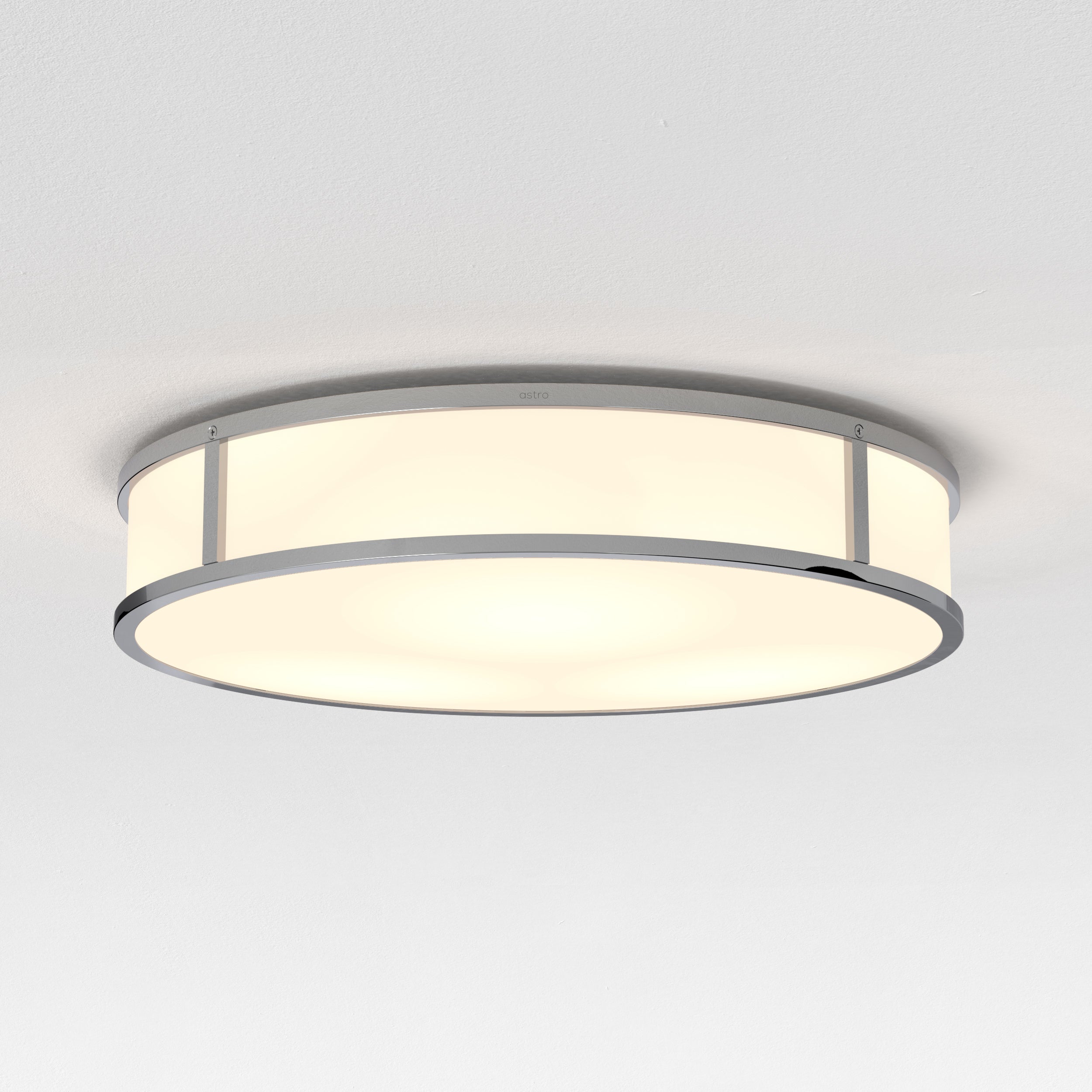 Astro Mashiko 400 Round Bathroom Ceiling Light in Polished Chrome