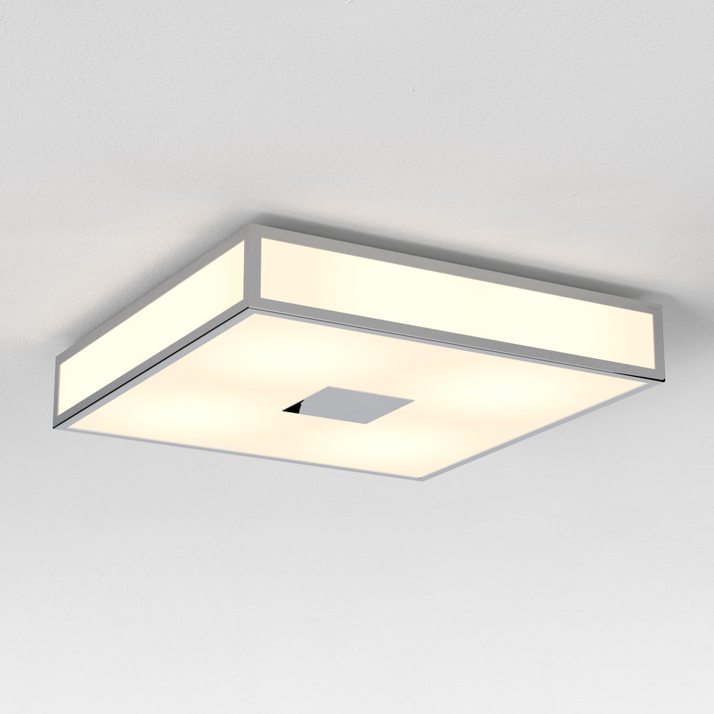 Astro Mashiko 400 Square Bathroom Ceiling Light in Polished Chrome