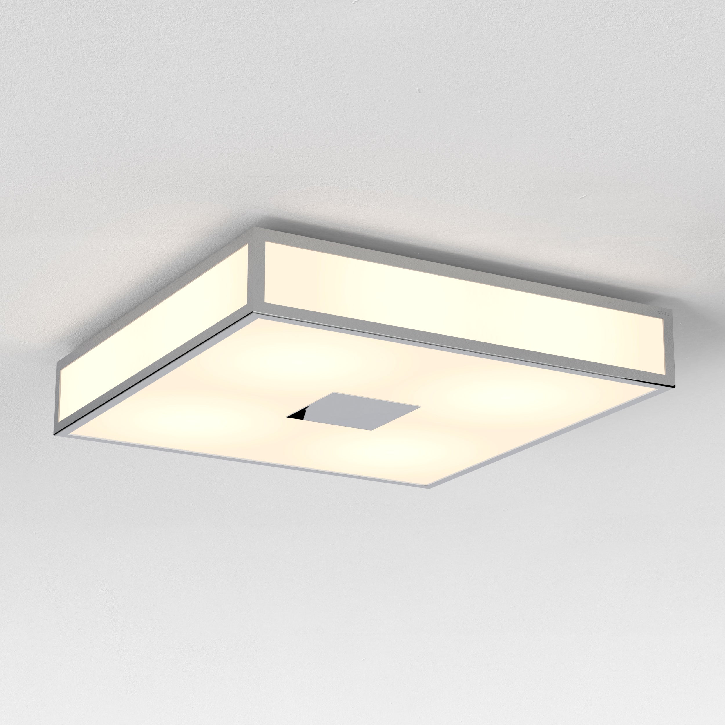 Astro Mashiko 400 Square Bathroom Ceiling Light in Polished Chrome
