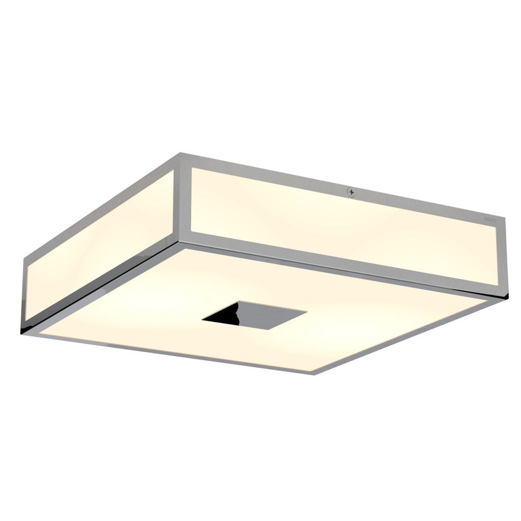 Astro Mashiko Classic 300 Square 1 Light Bathroom Ceiling Light in Polished Chrome