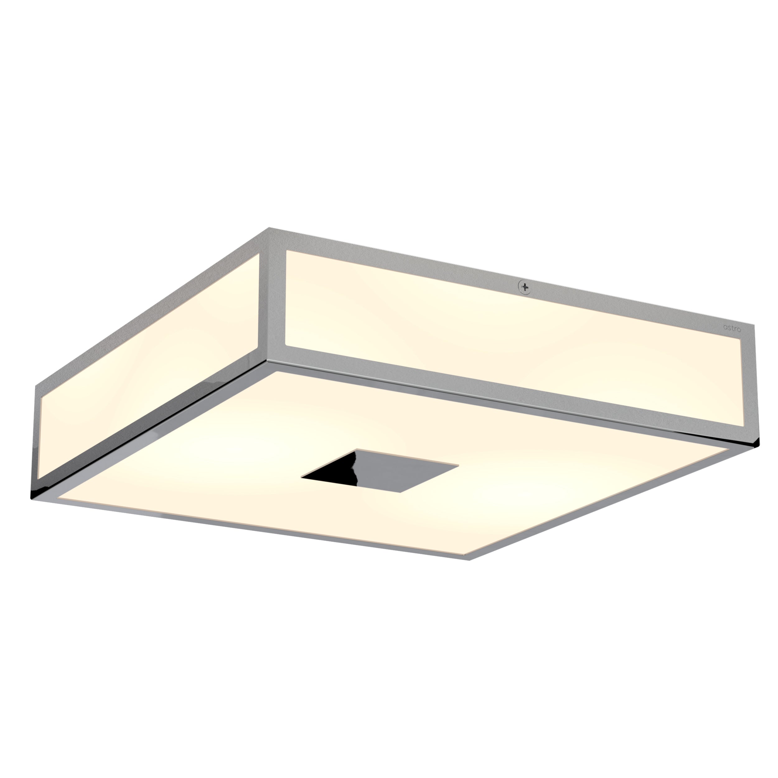 Astro Mashiko Classic 300 Square 1 Light Bathroom Ceiling Light in Polished Chrome
