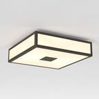 Astro Mashiko Classic 300 Square Bathroom Ceiling Light in Bronze