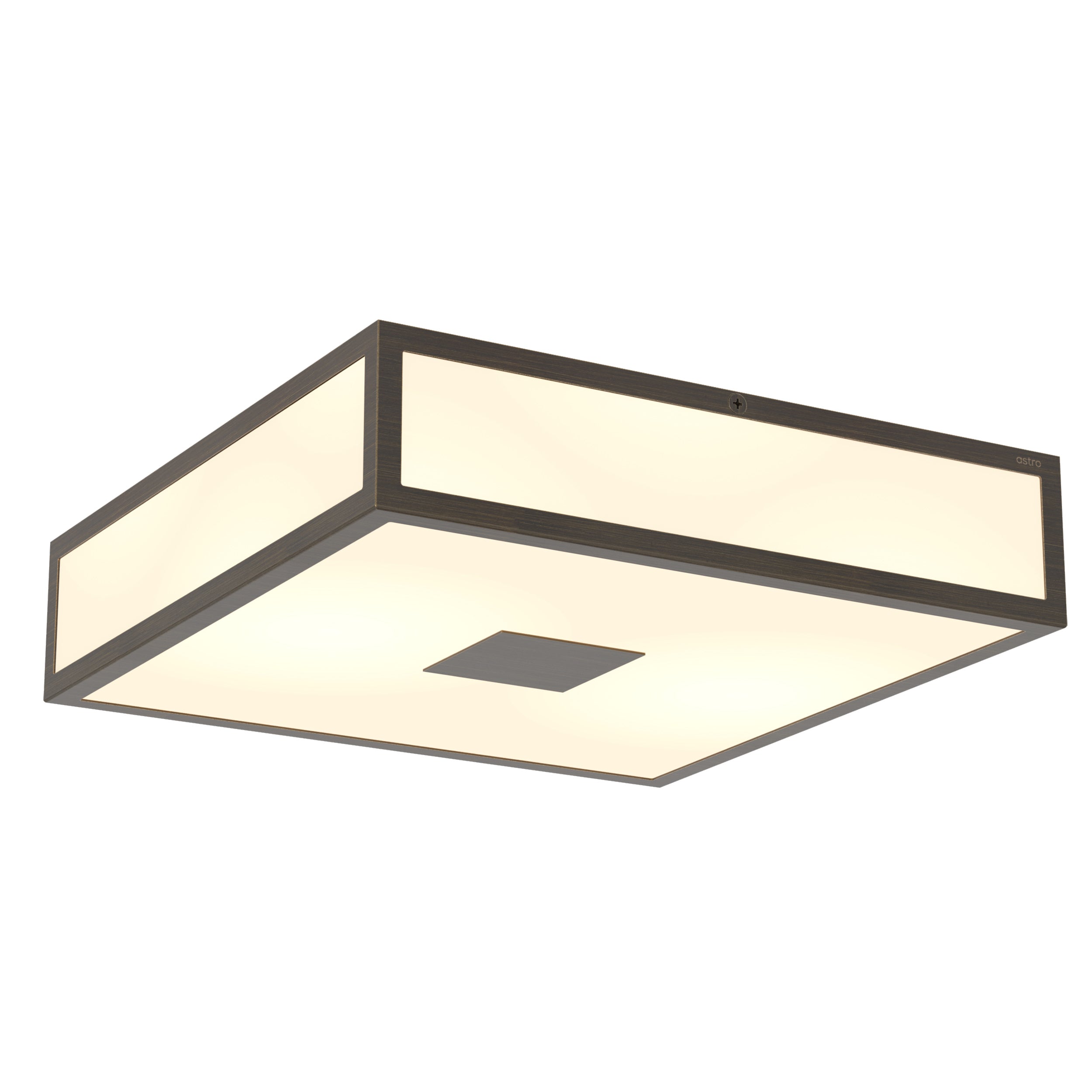 Astro Mashiko Classic 300 Square Bathroom Ceiling Light in Bronze