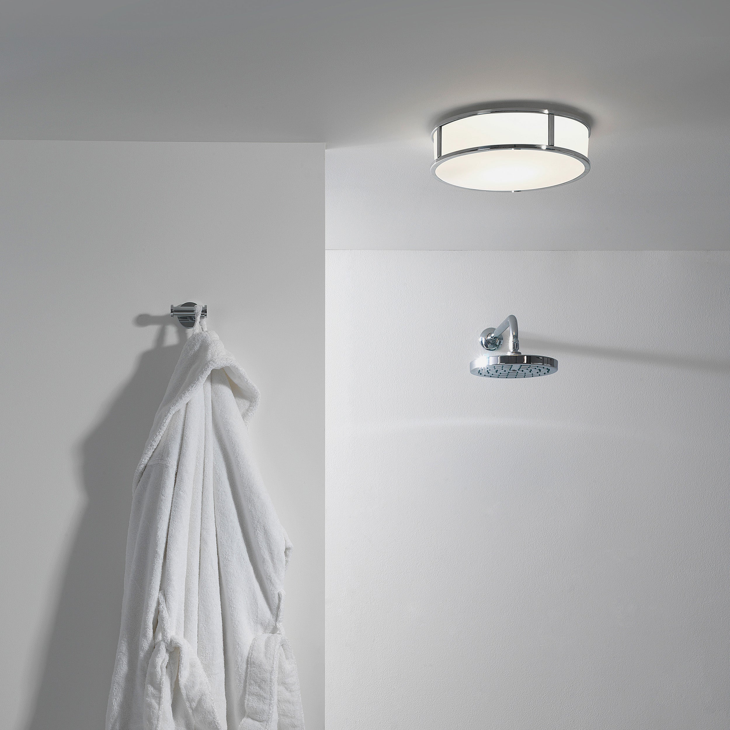 Astro Mashiko Round 230 Bathroom Ceiling Light in Polished Chrome