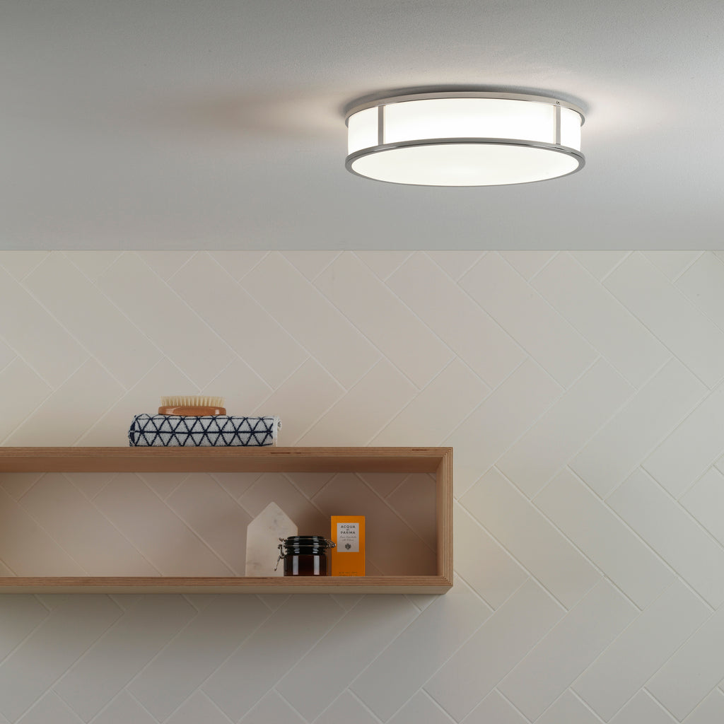 Astro Mashiko Round 230 Bathroom Ceiling Light in Polished Chrome