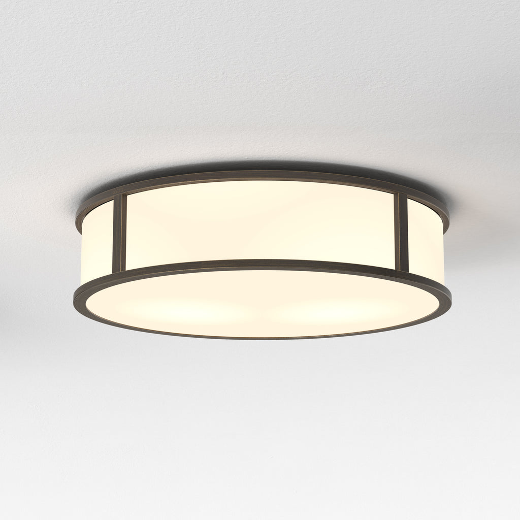 Astro Mashiko Round 300 Bathroom Ceiling Light in Bronze