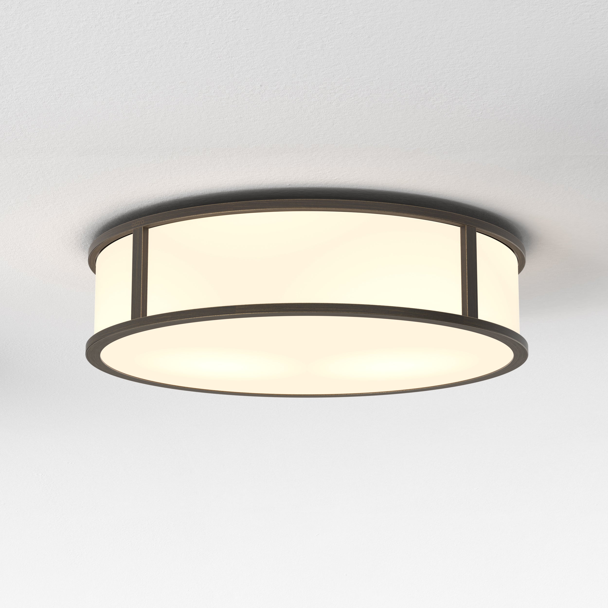 Astro Mashiko Round 300 Bathroom Ceiling Light in Bronze