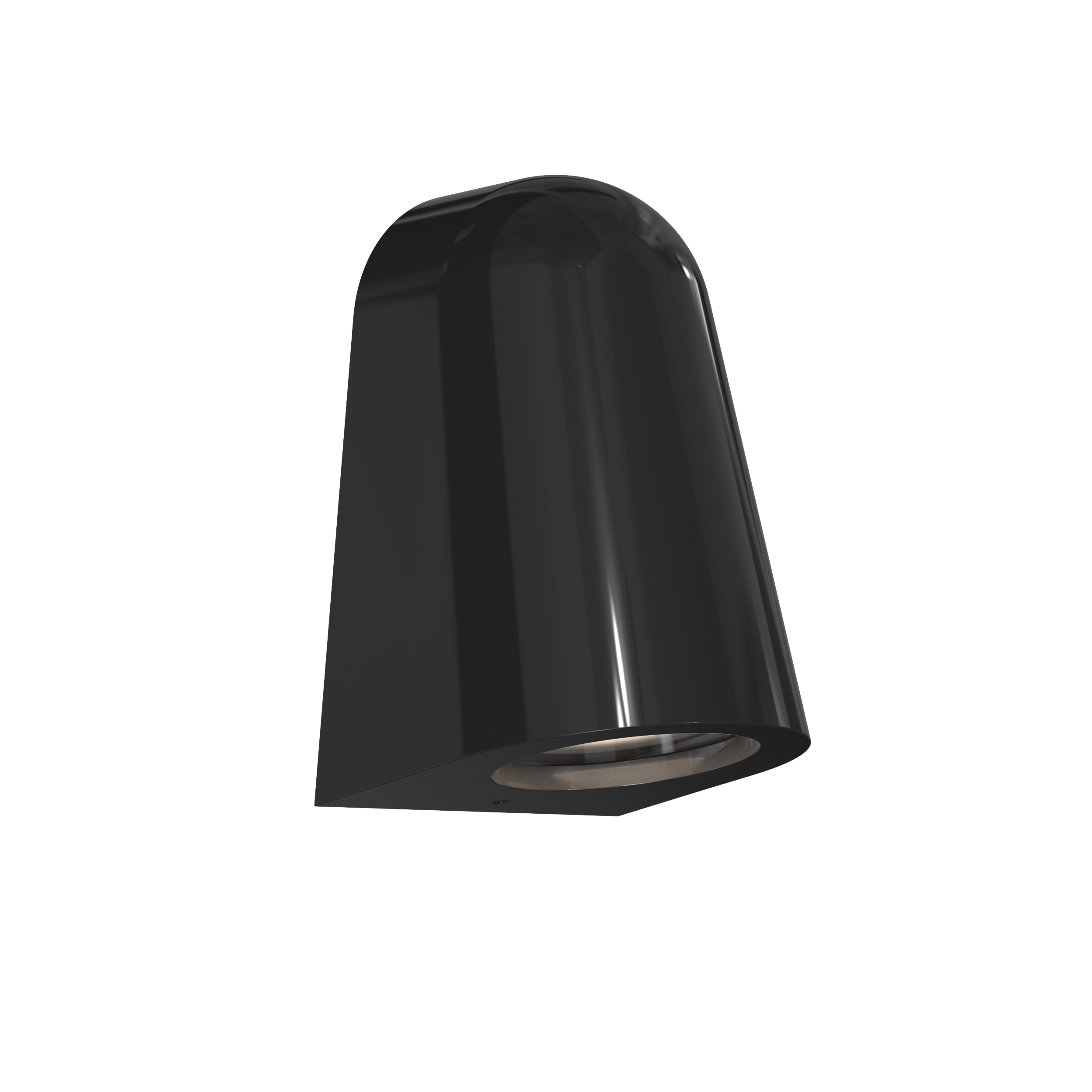 Astro Mast Light Coastal Wall Light in Gloss Glaze Black