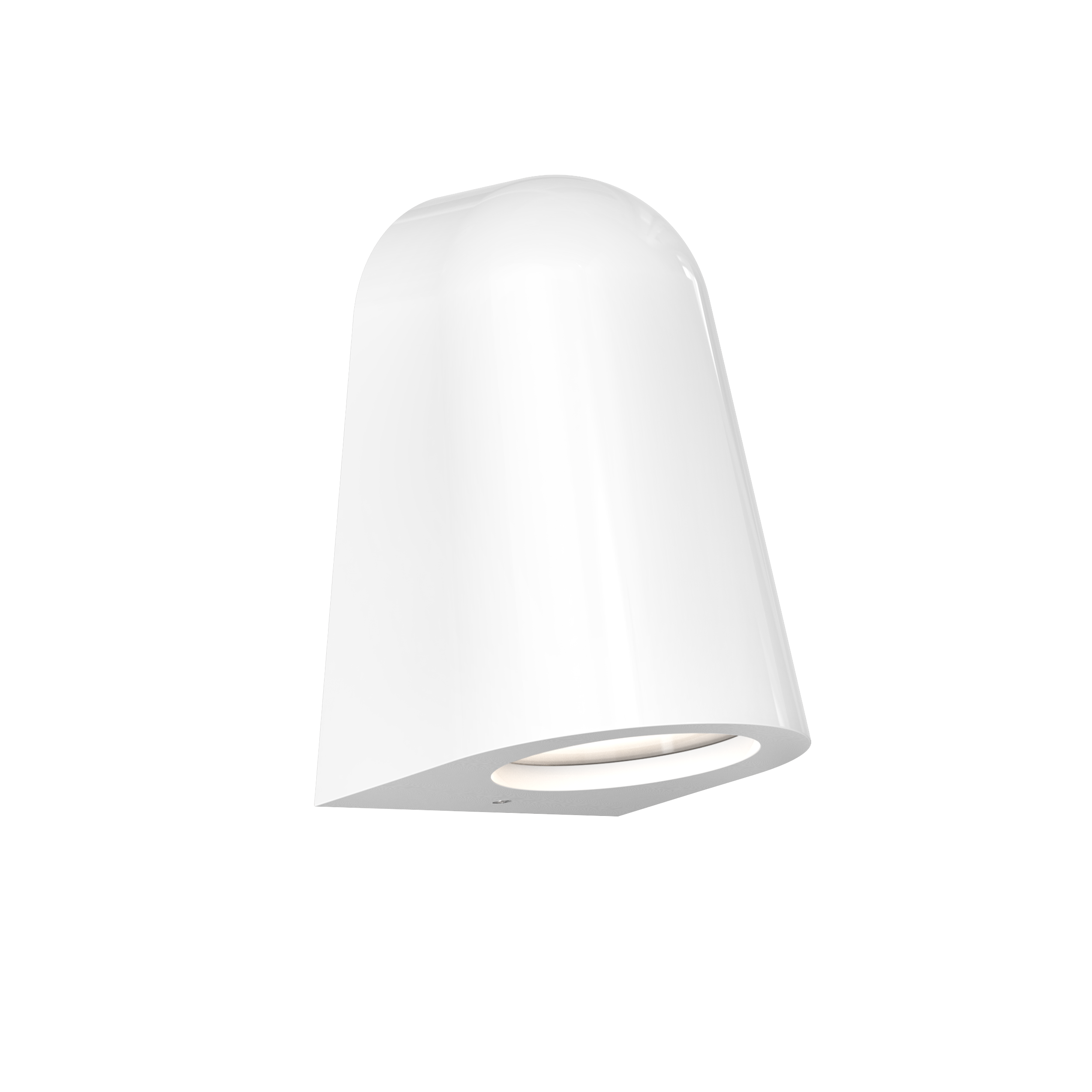 Astro Mast Light Coastal Wall Light in Gloss Glaze White