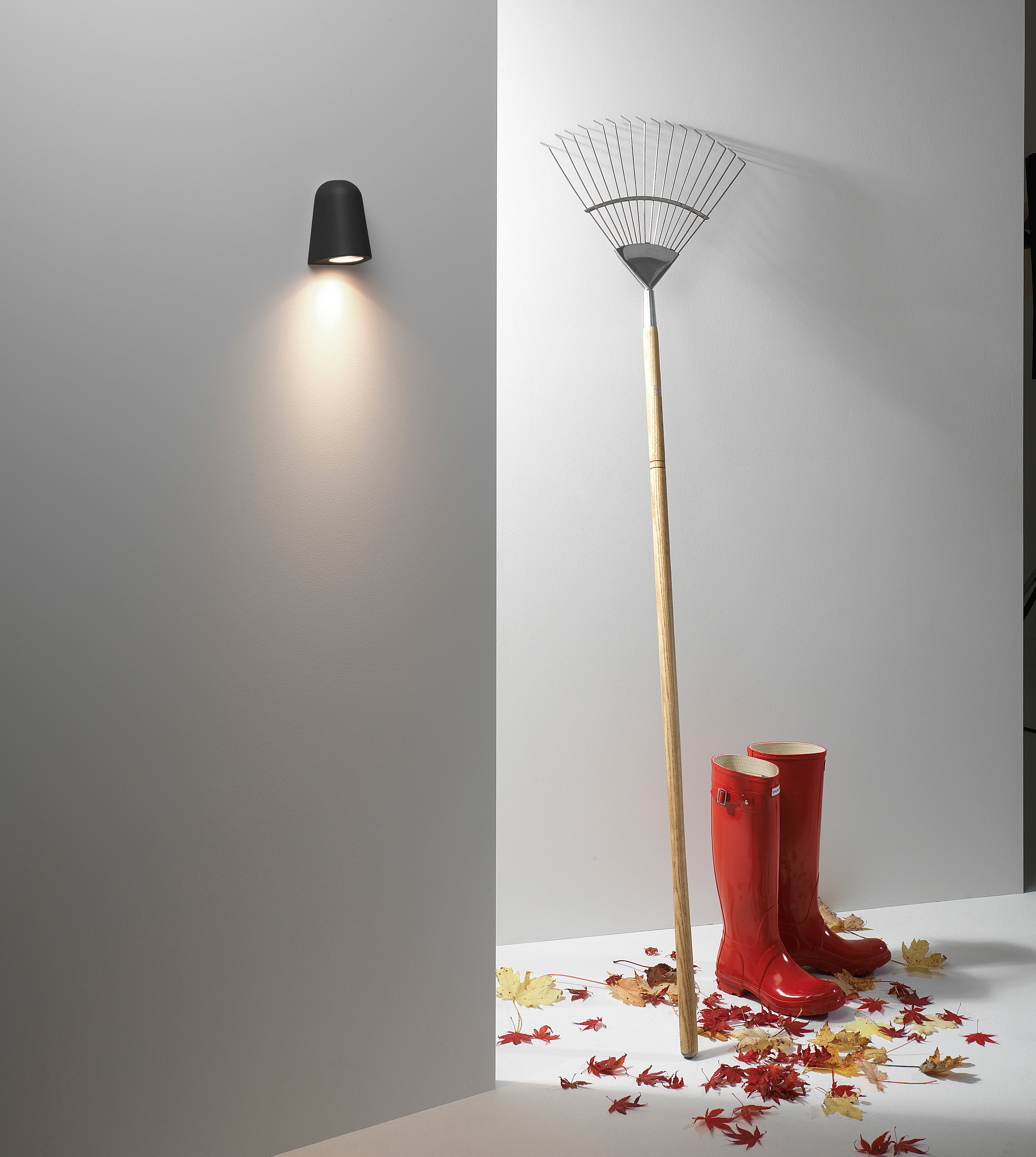 Astro Mast Outdoor Wall Light in Textured Black IP65
