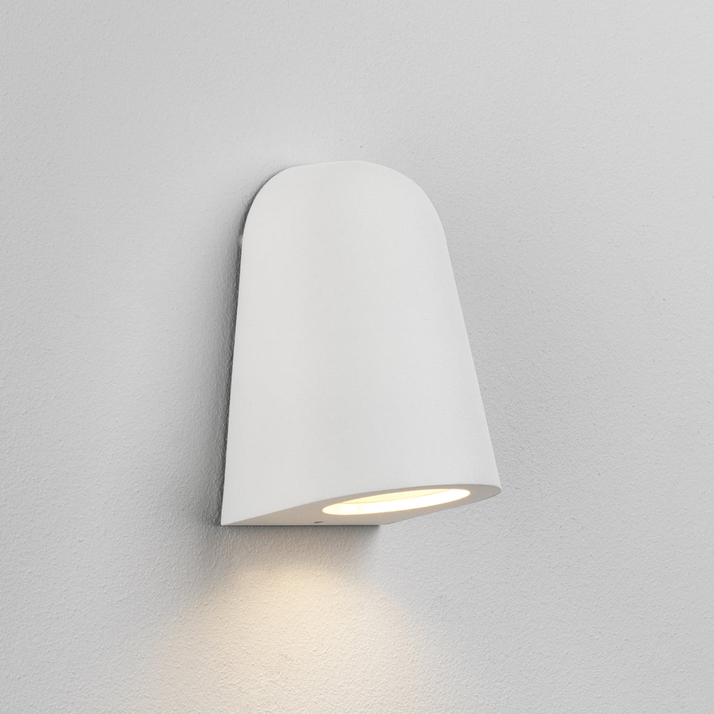 Astro Mast Outdoor Wall Light in Textured White IP65