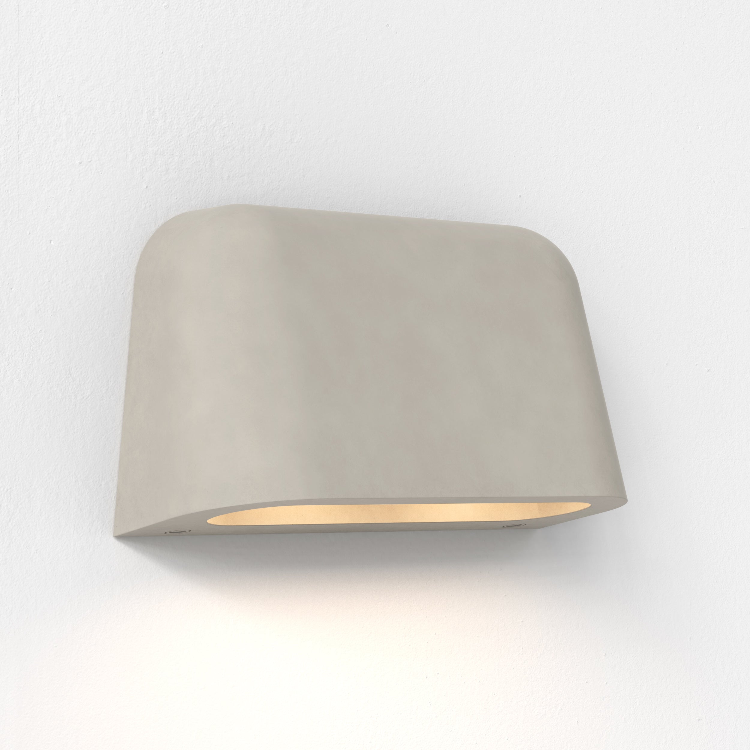 Astro Mast Twin Coastal Wall Light in Matt Concrete