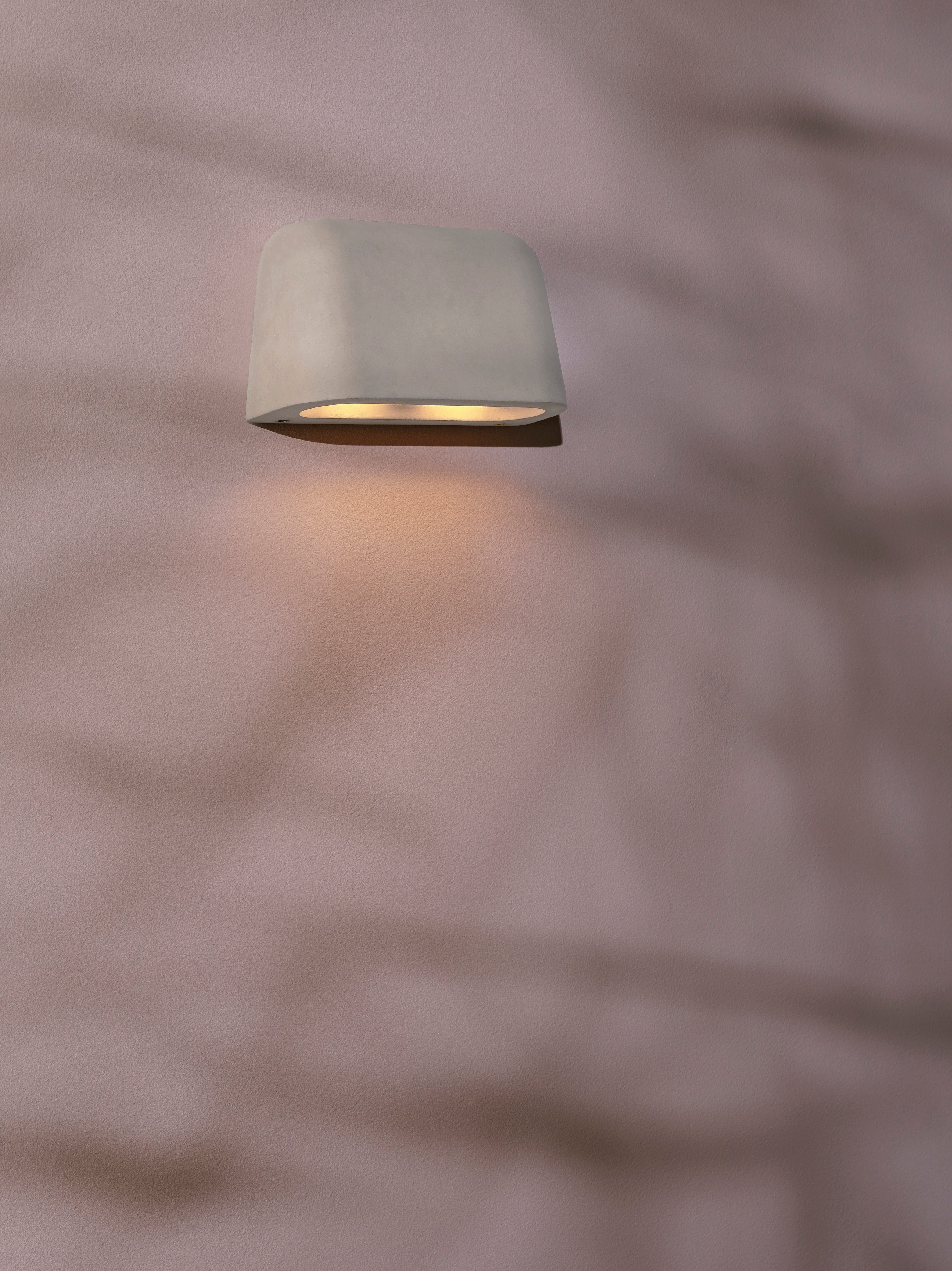 Astro Mast Twin Coastal Wall Light in Matt Concrete
