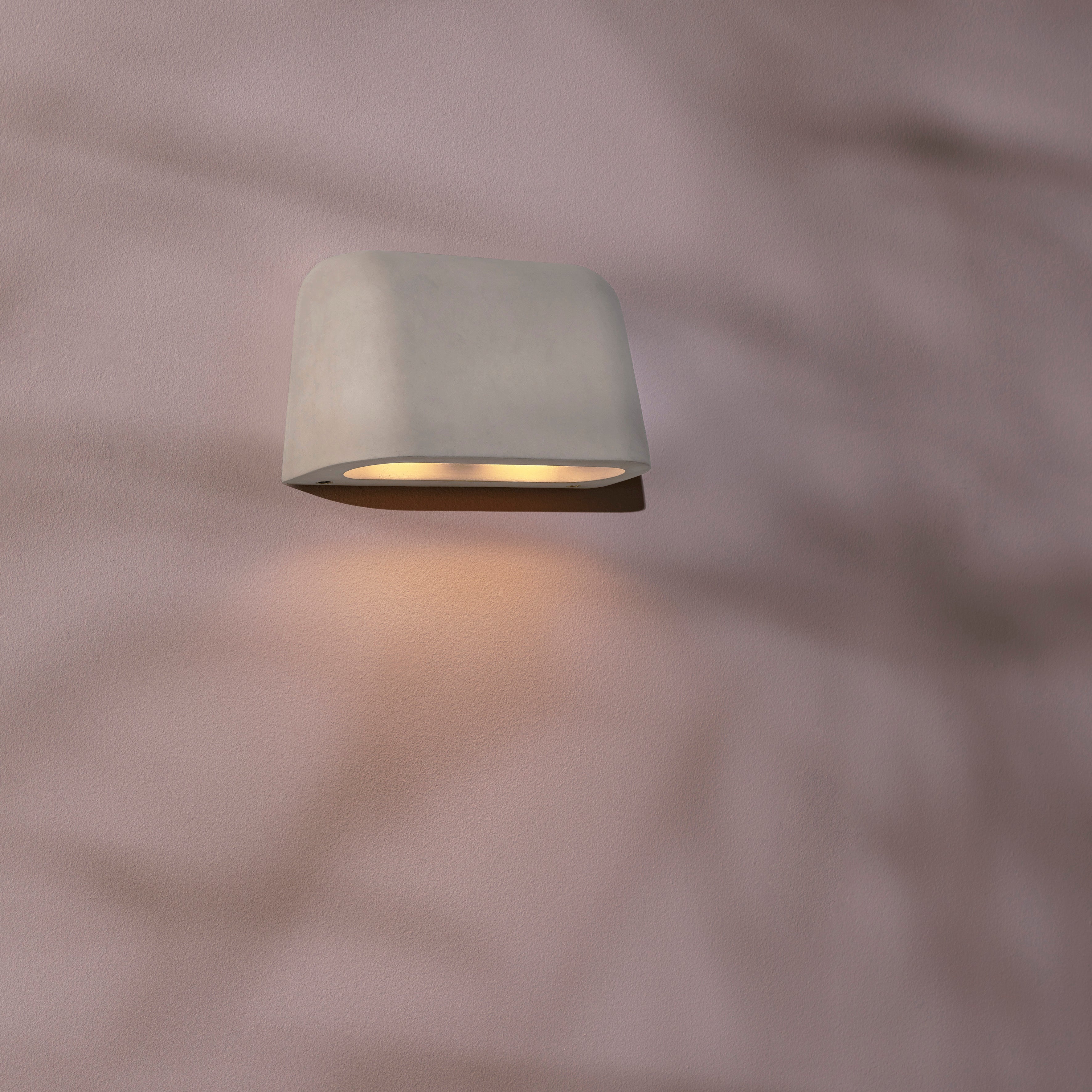 Astro Mast Twin Coastal Wall Light in Matt Concrete