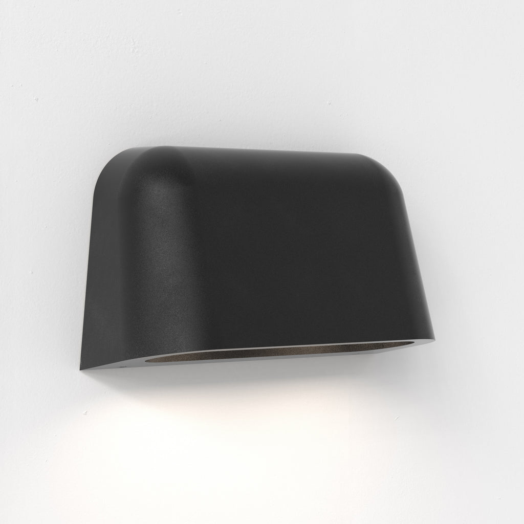 Astro Mast Twin Outdoor Wall Light in Textured Black
