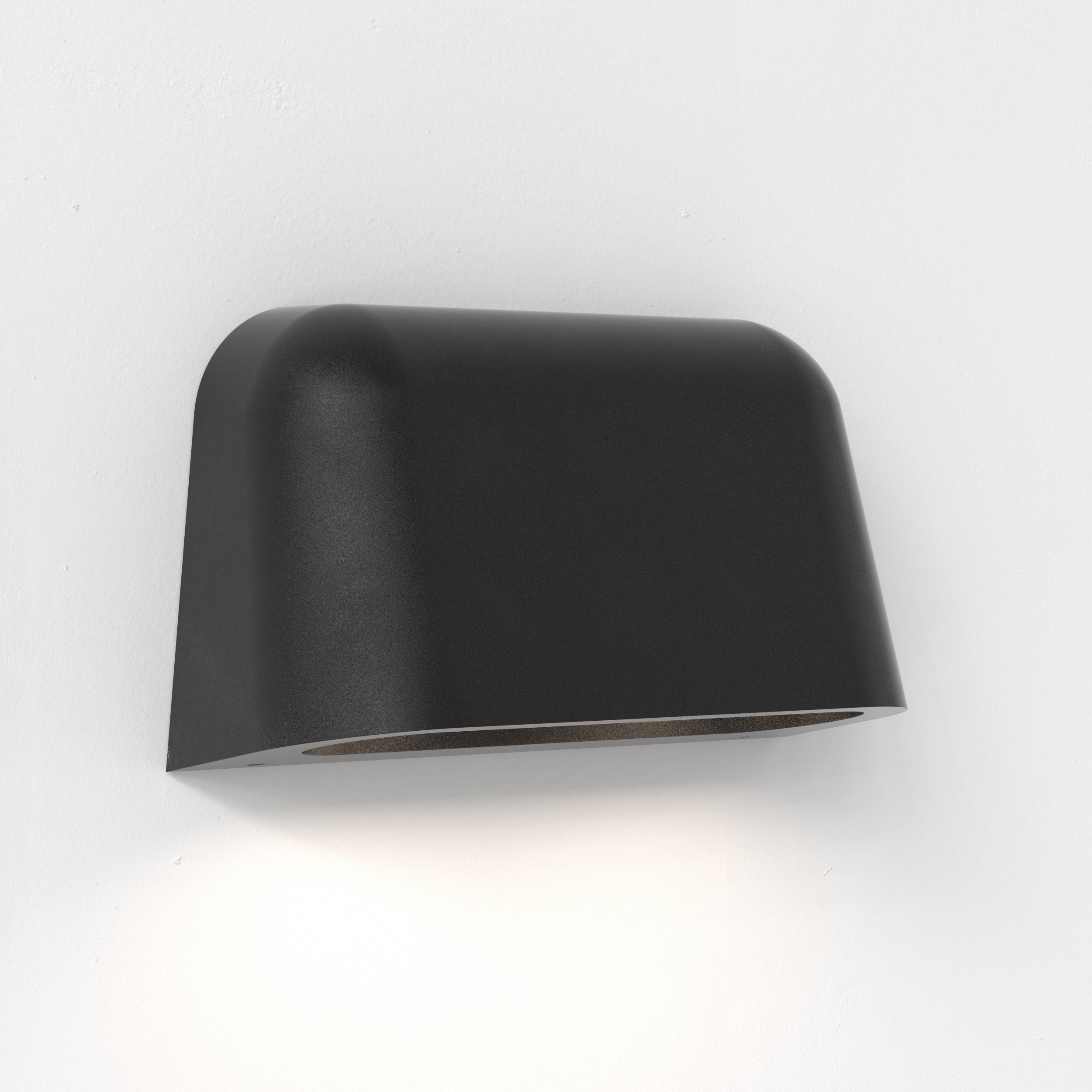 Astro Mast Twin Outdoor Wall Light in Textured Black