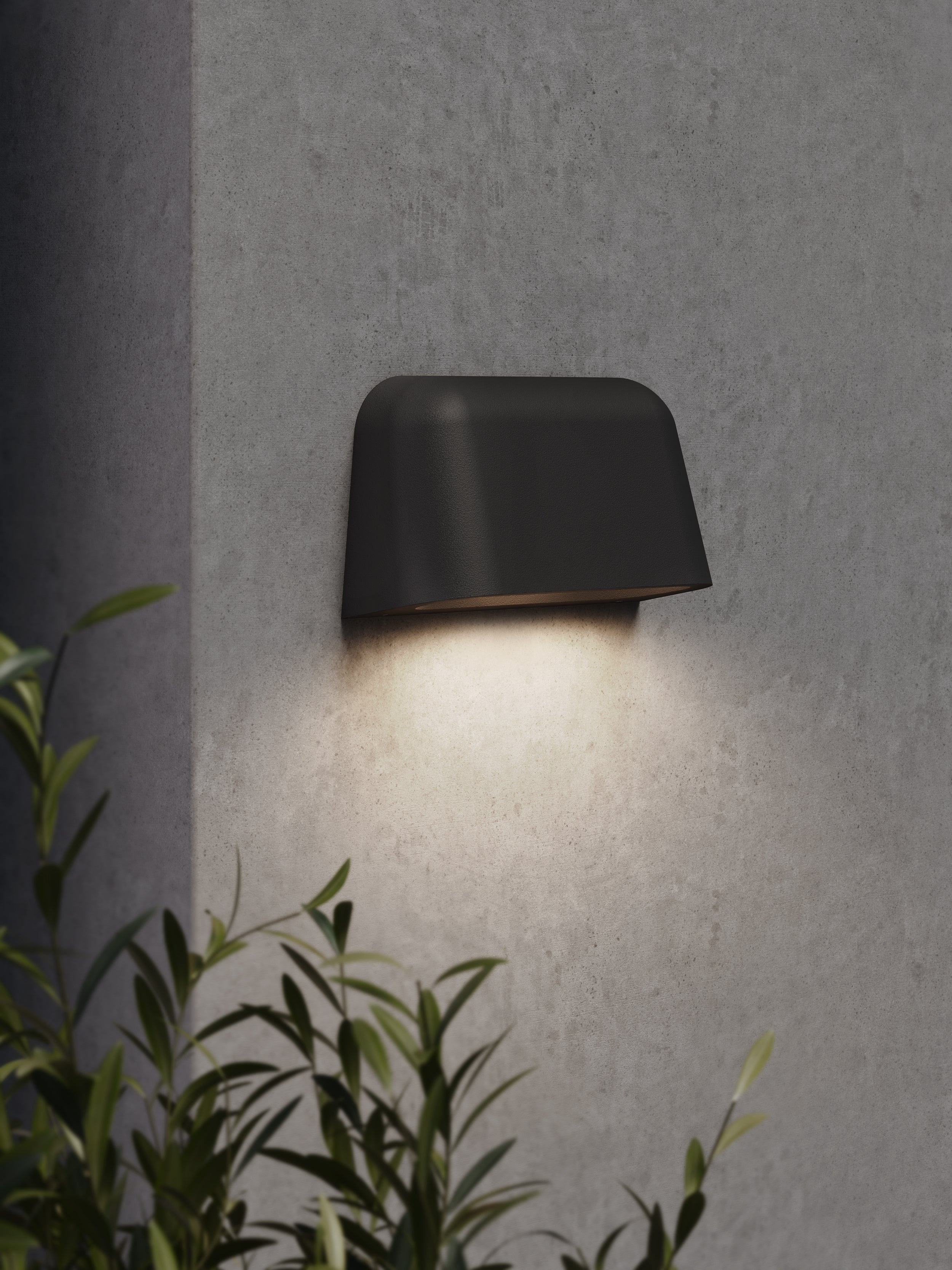Astro Mast Twin Outdoor Wall Light in Textured Black