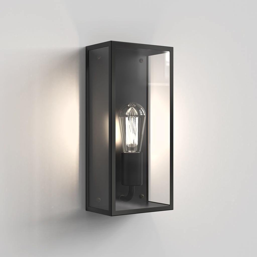 Astro Messina 160 II Outdoor Wall Light in Textured Black