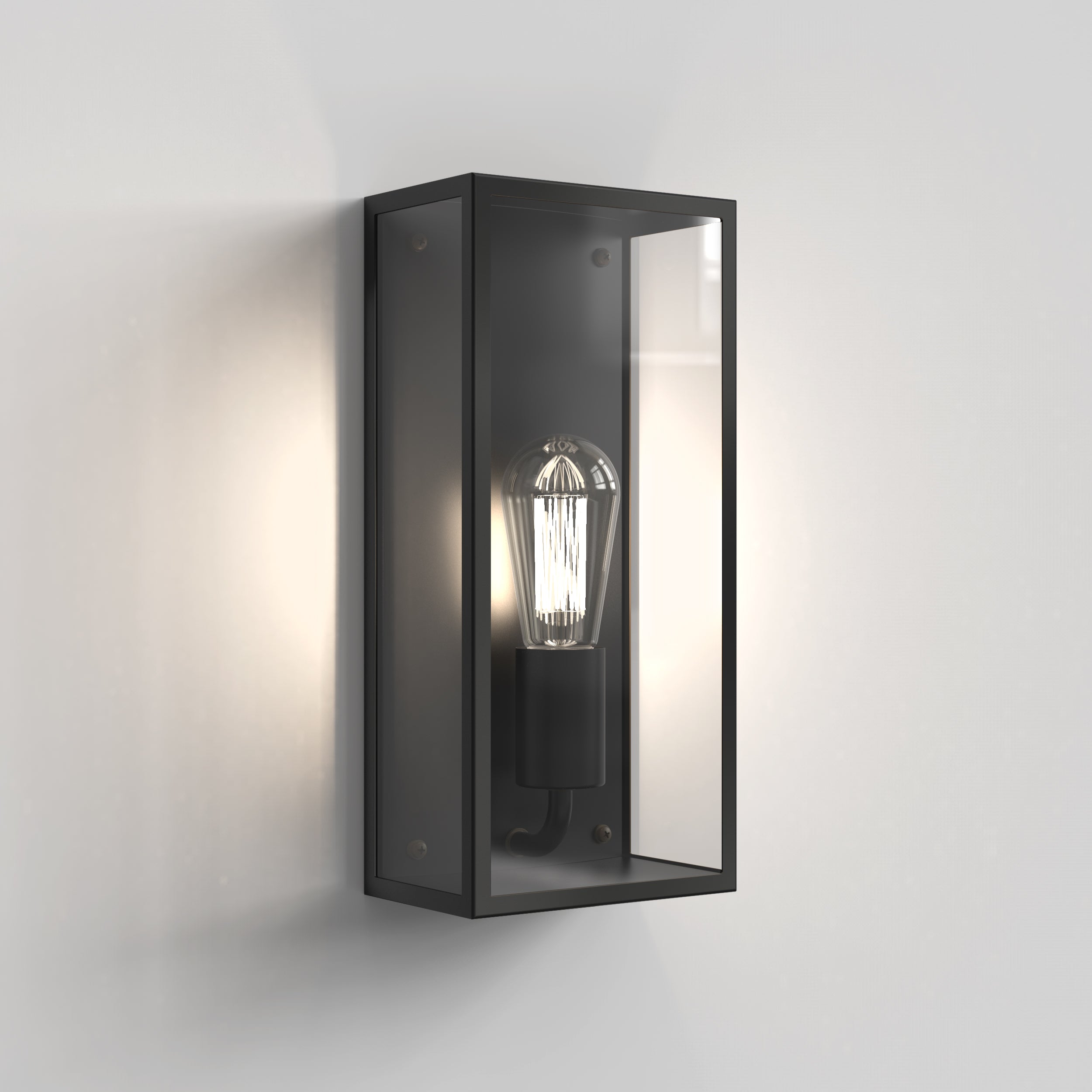 Astro Messina 160 II Outdoor Wall Light in Textured Black