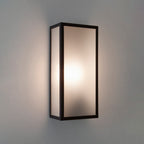 Astro Messina Sensor Outdoor Wall Light in Textured Black