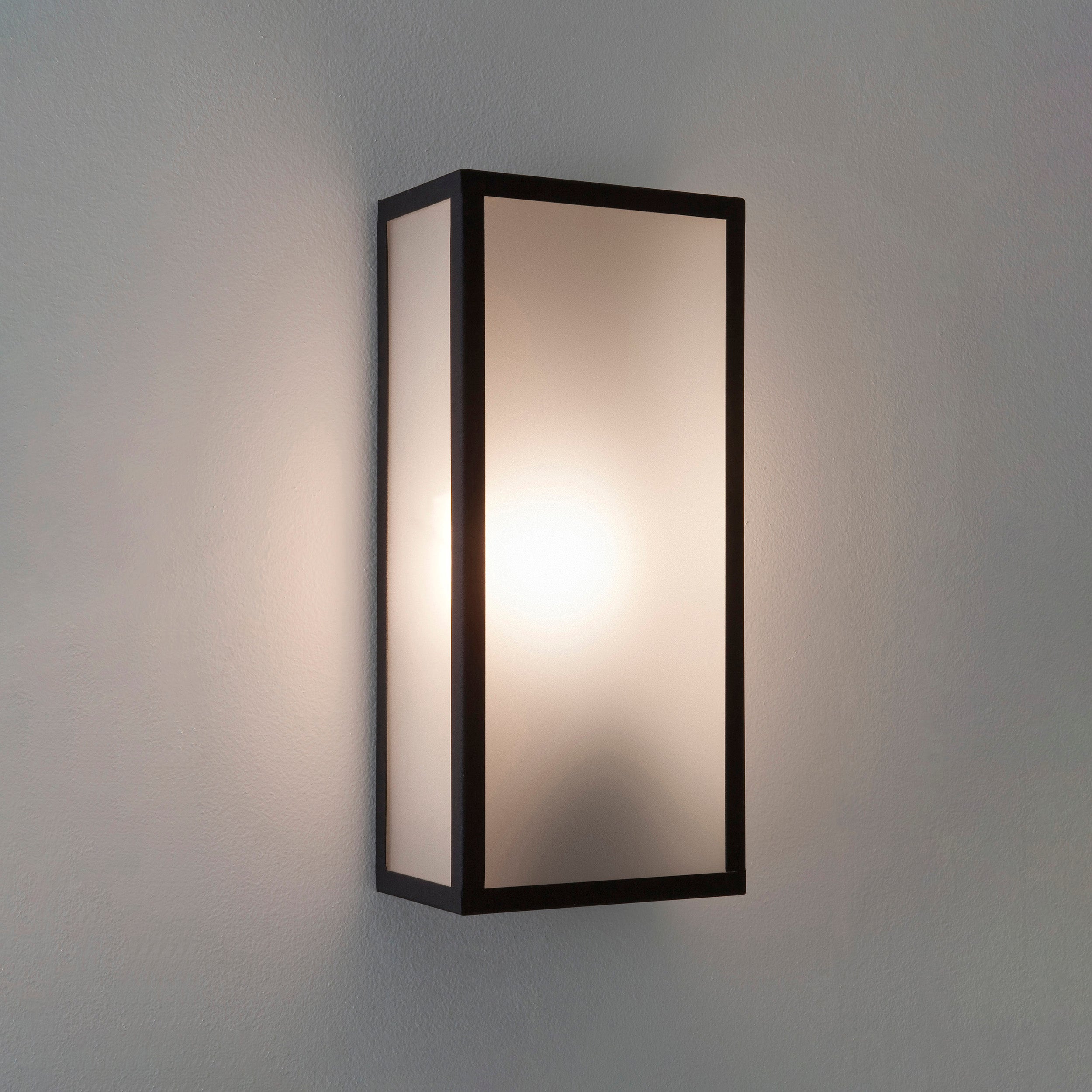 Astro Messina Sensor Outdoor Wall Light in Textured Black