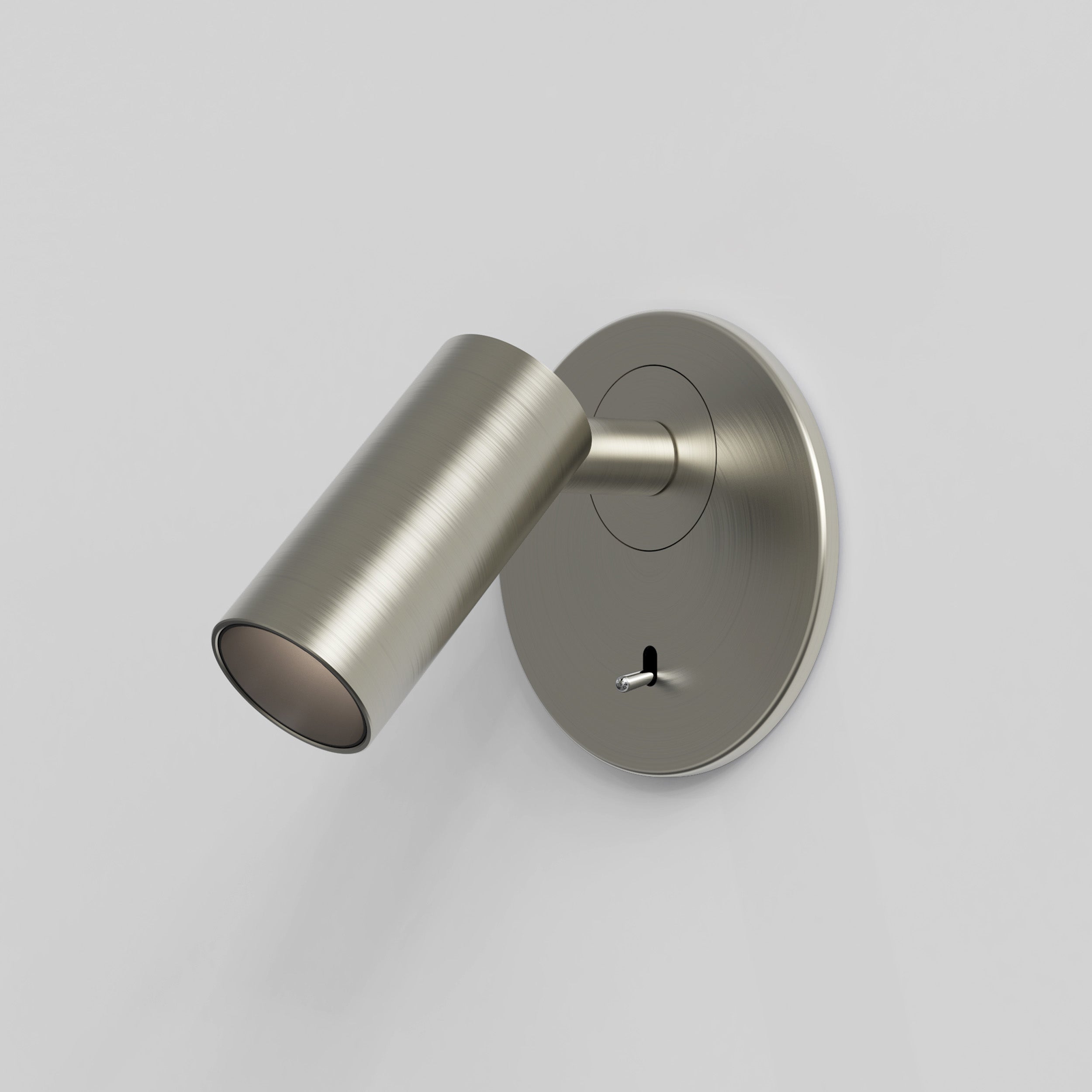 Astro Micro Recess Switched Reading Light in Matt Nickel