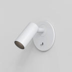 Astro Micro Recess Switched Reading Light in Matt White