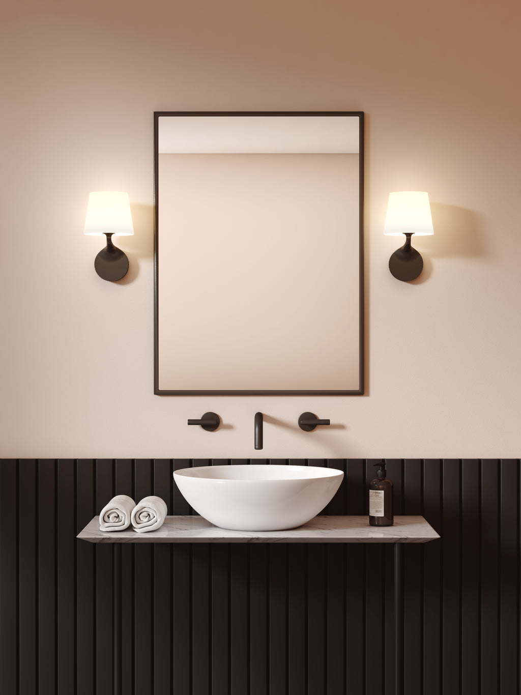 Astro Millie Bathroom Wall Light in Matt Black