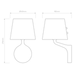 Astro Millie Bathroom Wall Light in Polished Chrome