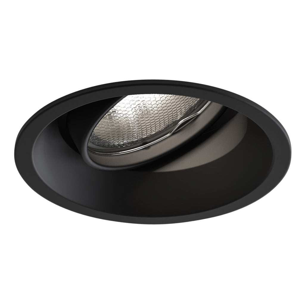 Astro Minima Round Adjustable Downlight in Matt Black 1249016