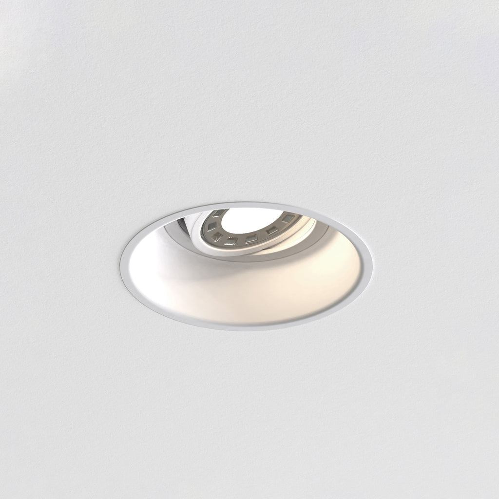 Astro Minima Round Adjustable Downlight in Matt White 1249003 - Pack of 12 £12.48 each