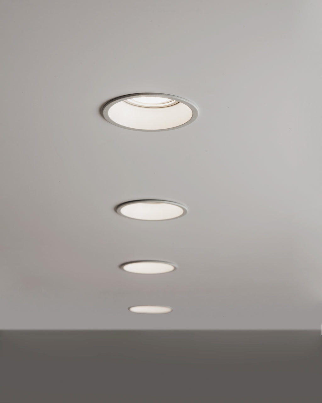 Astro Minima Round Fire Rated Bathroom Downlight in Matt White 1249023