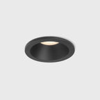 Astro Minima Round Fixed Bathroom Downlight in Matt Black IP65 1249017