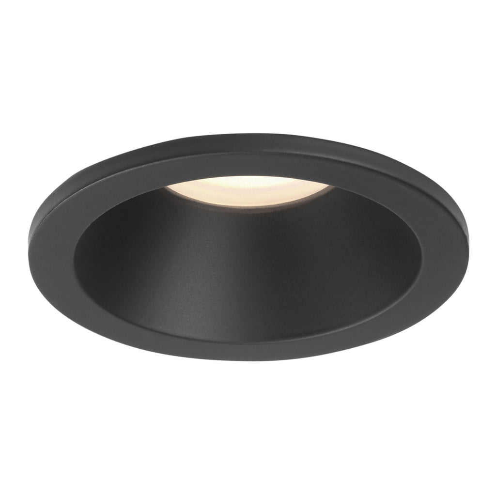 Astro Minima Round Fixed Bathroom Downlight in Matt Black IP65 1249017