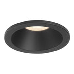 Astro Minima Round Fixed Bathroom Downlight in Matt Black IP65 1249017