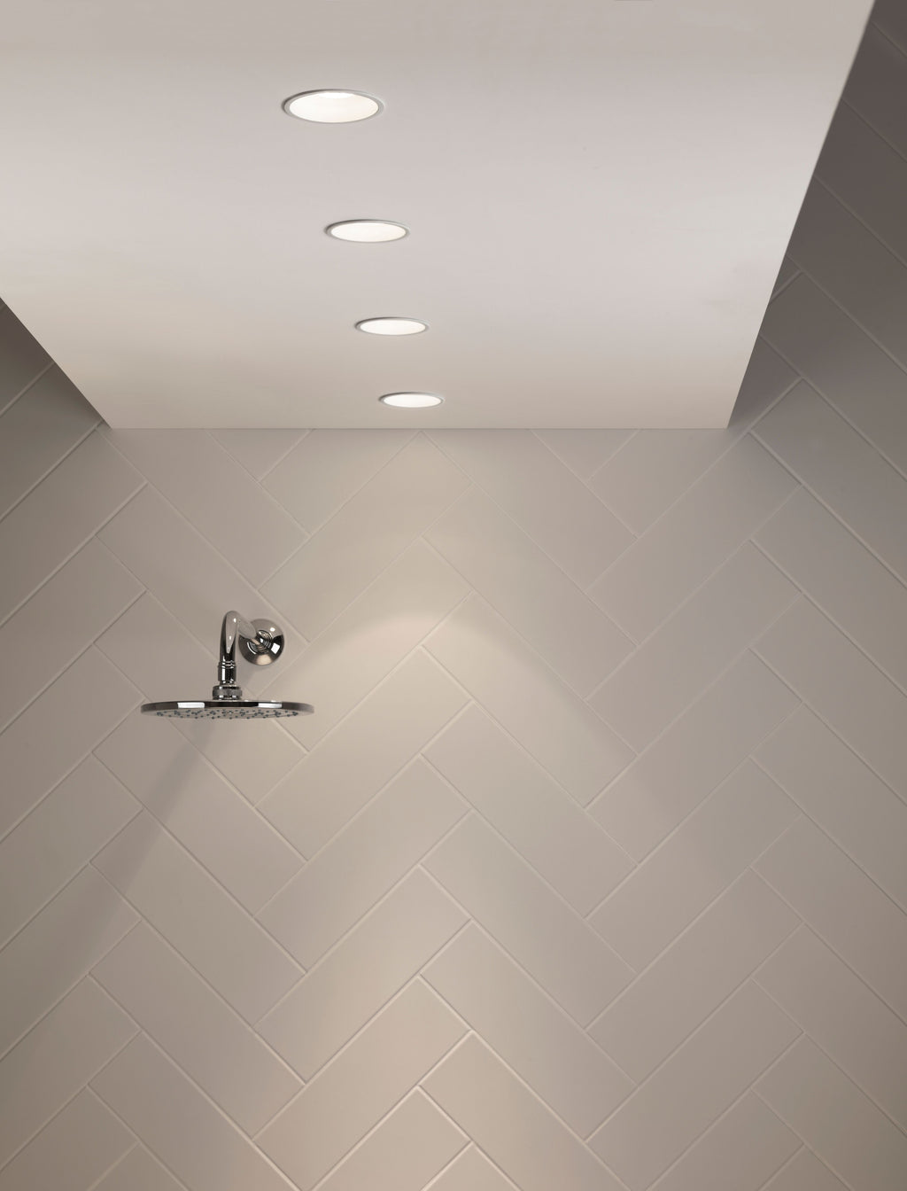 Astro Minima Round Fixed Bathroom Downlight in Matt White IP65 1249012