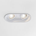Astro Minima Round Twin Adjustable Downlight in Matt White 1249028
