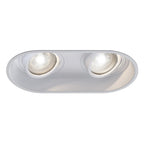 Astro Minima Round Twin Adjustable Downlight in Matt White 1249028