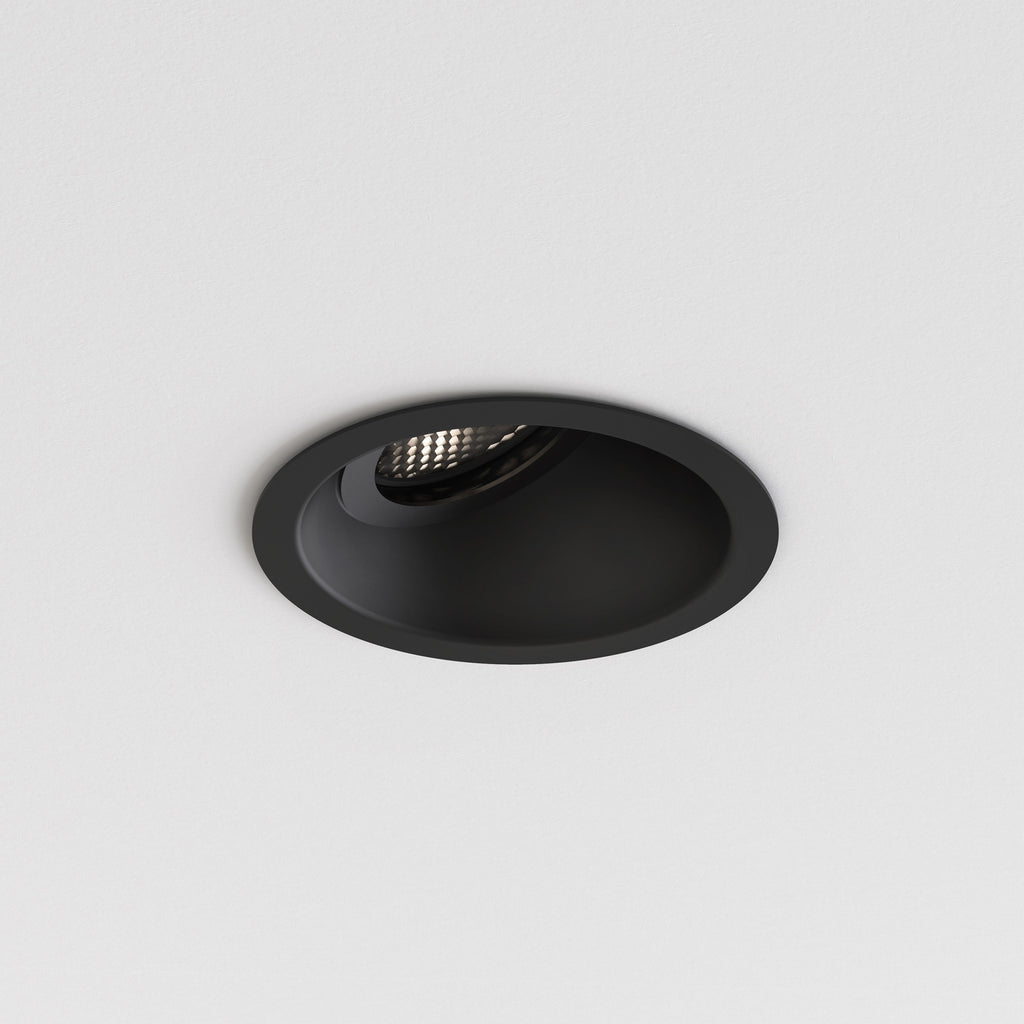 Astro Minima Slimline 25 Fire-Rated Bathroom Downlight in Matt Black 1249037